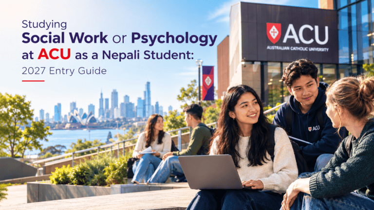 Studying Social Work or Psychology at ACU as a Nepali Student: 2027 Entry Guide